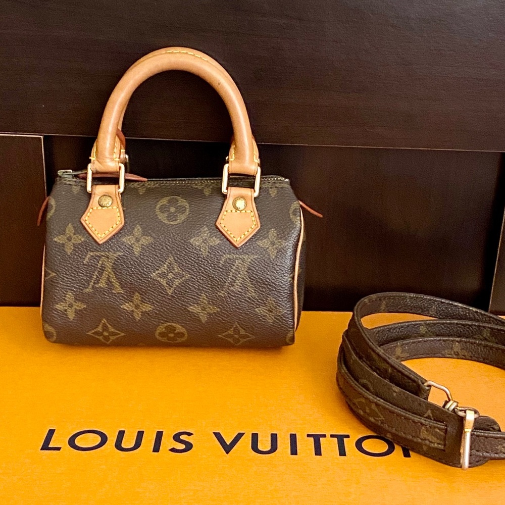 SALE‼️🤎Louis Vuitton Mini speedy crossbody🤎 - Picture 1 of 15